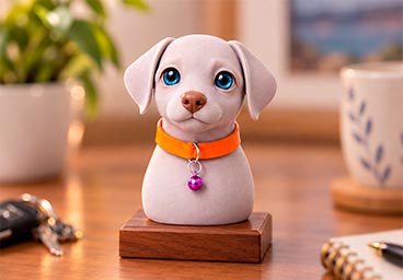 Figura personalizada en 3D de mascota, réplica de perro o gato desde foto