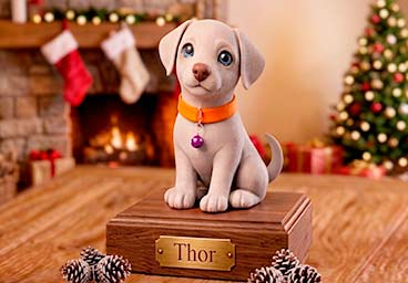 Figura personalizada en 3D de mascotas como perros y gatos